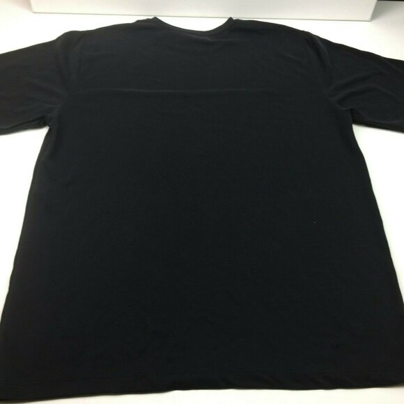 Croft & Barrow Womens Black Short Sleeve Crew Neck Shirt Size Large - Picture 3 of 6
